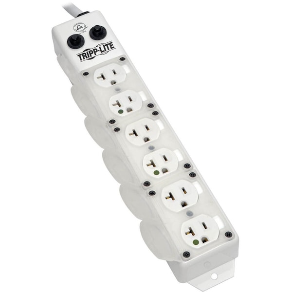 Tripp Lite Outlet Strip, Metal Housing, White, 120V - PS607HG20AOEM