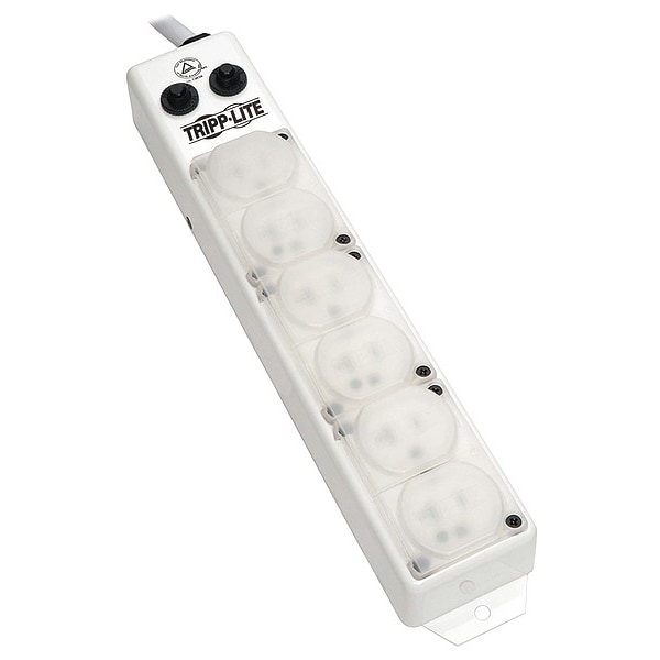 Tripp Lite Outlet Strip, Metal Housing, White, 120V - PS607HG20AOEM