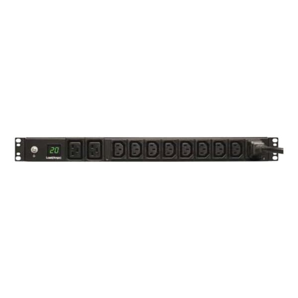 Tripp Lite PDU, 20A, 10 Outlet, 12 ft, Black - PDUMH20HV