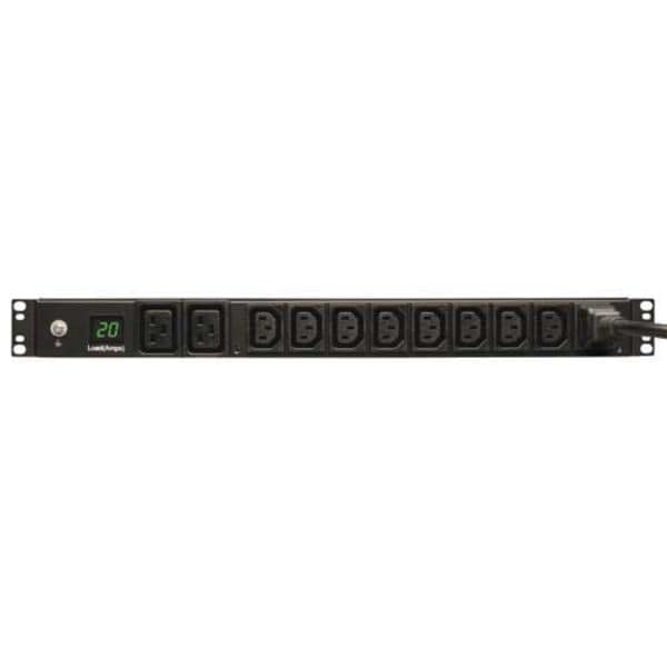 Tripp Lite PDU, 20A, 10 Outlet, 12 ft, Black - PDUMH20HV