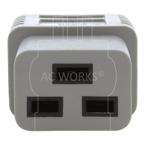 Ac Works 15ft 14/3 15A Medical Grade Power Cord With IEC C19 Connector - MD15AC19-180