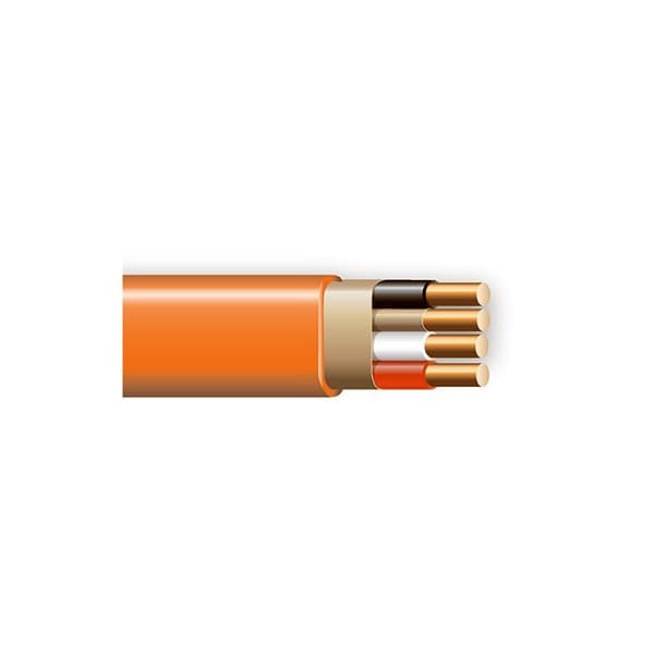 Southwire NM-B, Non-Metallic Building Cable, Copper, 10 AWG, 3C with Ground, Solid, 25 ft - 63948421