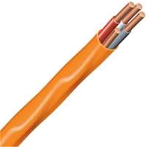 Southwire NM-B, Building Wire, 10 AWG, 3C, Solid, 50 ft - 6998736
