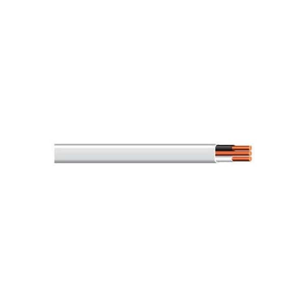 Southwire NM-B, Non-Metallic Building Cable, Copper, 14 AWG, 2C with Ground, Solid, 25 ft - 28827421