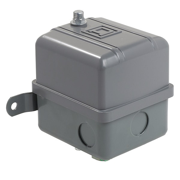 Interruptor de presión de Telemecanique Sensors, (1) puerto, 1/4 de pulgada FNPS, DPST, 32 a 250 psi, Acción estándar - 9013GHG5S2J62