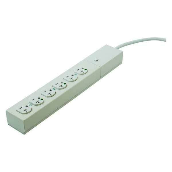 Hubbell Wiring Device-Kellems Surge Protector, 20A Hosp Gr, 15 Ft. - HBL6HG1520