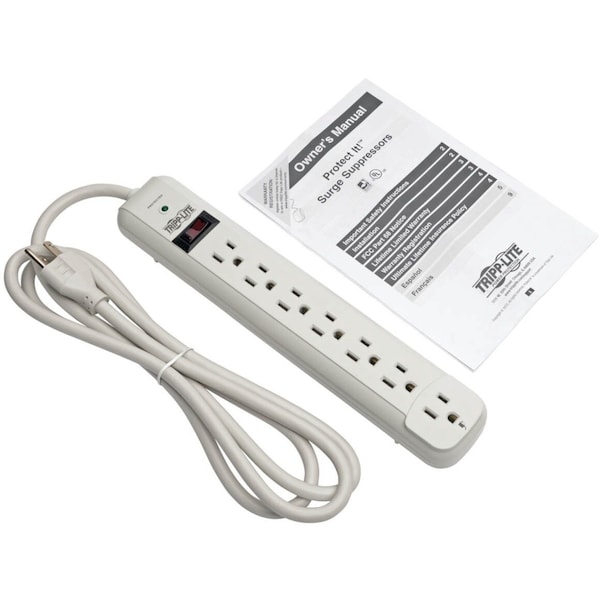 Tripp Lite Surge, 6ft cord, 7 outlet, 1080J, Transfrm - STRIKER