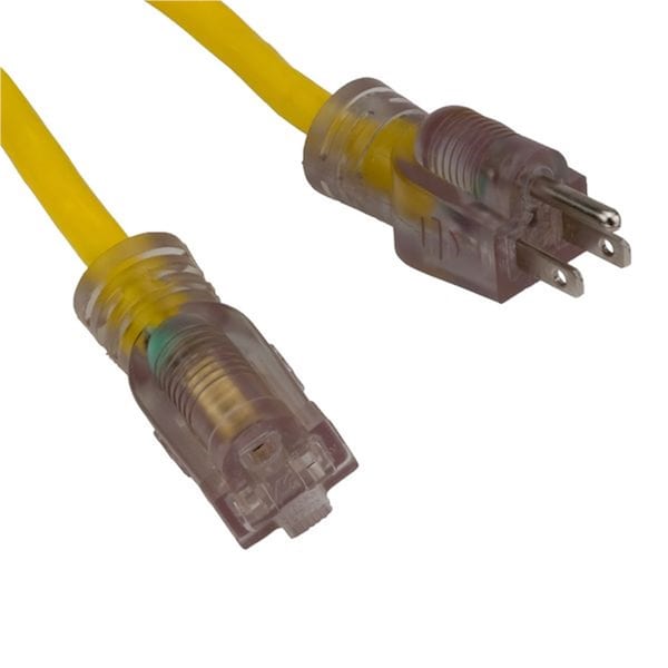 Bayco Extension Cord, 14 AWG, 14/3, 1 Outlets, 25 ft - BAYSL-752L