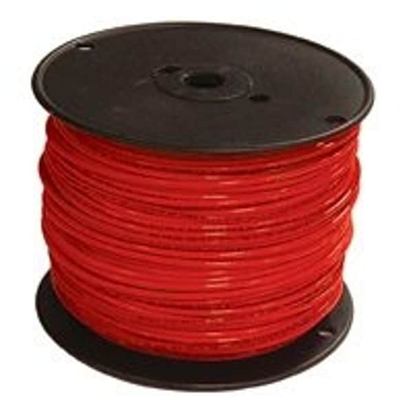 Southwire THHN, Building Wire, Copper, 14 AWG, 1C, Red, Stranded, 500 ft - 14RED-STRX500