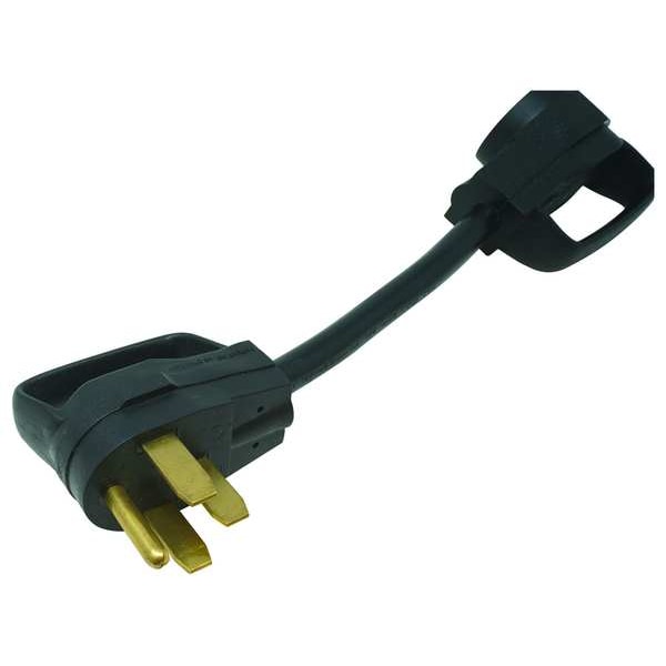 Southwire Cord Adapter, 10 AWG, 12 Cord L, Black - 65039401