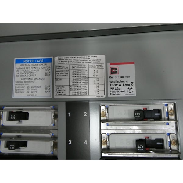 Eaton Cutler-Hammer POW-R-LINE C 70A AMP 3PH 120/208V-AC POWER DISTRIBUTION PANELBOARD - PRL3A PL3A