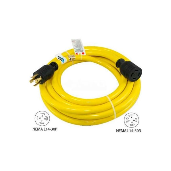 Conntek Conntek 20601-040, 40', 30A, Generator Power/Extension Cord with NEMA L14-30P to L14-30R - 20601-040
