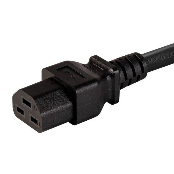 Monoprice Heavy Duty Extension Cord - IEC 60320 C20 to IEC 60320 C21_ 12AWG_ 20A - 40136
