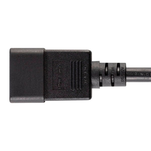 Monoprice Heavy Duty Extension Cord - IEC 60320 C20 to IEC 60320 C21_ 12AWG_ 20A - 40136