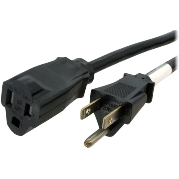 Startech.Com 6ft Power Cord Extension - NEMA 5-15R to NEMA 5-15P - PAC1016