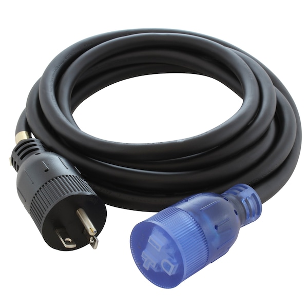 Ac Works SJTW; Cold Weather Extension Cord, 12 AWG, Indoor/Outdoor, 12/3, 1 Outlets, Black, PVC, 5-20P - S520PR-025