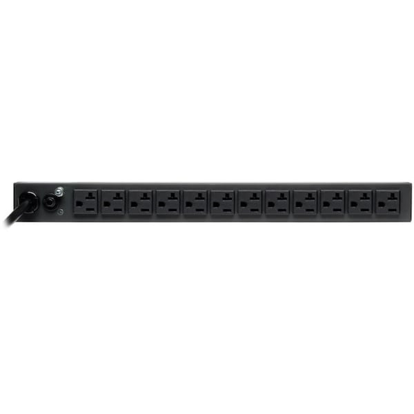 Tripp Lite PDU, 20A, 13 Outlet, 15 ft, Black - PDU1220T