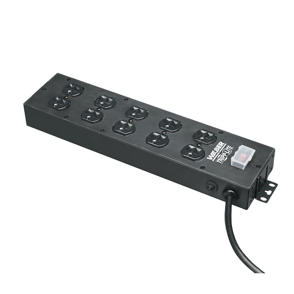 Tripp Lite PDU, 120V, 10 Outlet, 15 ft., Black - UL800CB-15