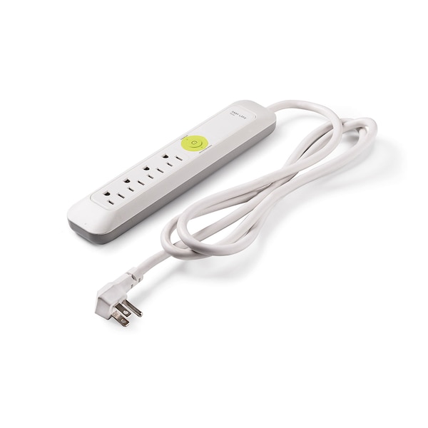 Easylife Tech 4 Outlet Power Strip Surge Protection 1200 Joule 6 ft Extension Cord - 0-2627