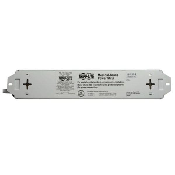 Tripp Lite Outlet Strip, 15A, 4 Outlet, 15 ft, White - PS-415-HGULTRA