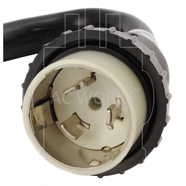 Ac Works 1.5FT 50A 125/250V SS2-50P/CS6365 Plug to 14-50R RV/ Range/ EV Adapter Cord - SS21450-018