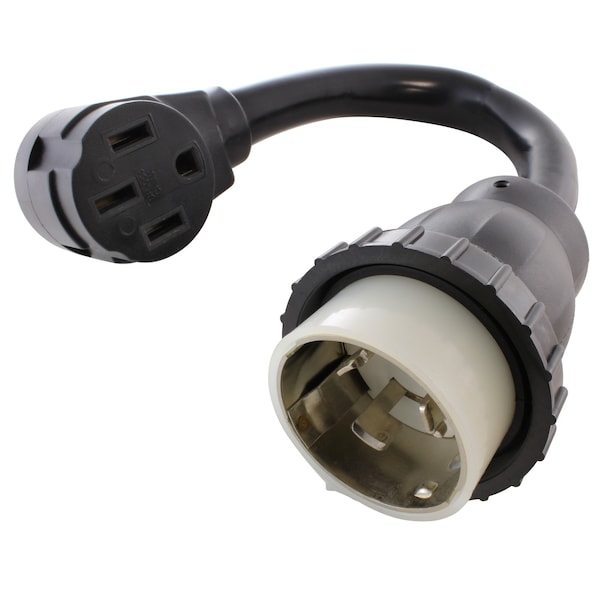 Ac Works 1.5FT 50A 125/250V SS2-50P/CS6365 Plug to 14-50R RV/ Range/ EV Adapter Cord - SS21450-018