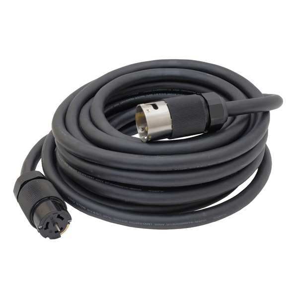 Hubbell Wiring Device-Kellems Temporary Power Cord, 50A, 100 ft, 125/250V - TPC100