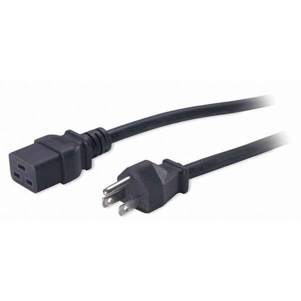 Apc Power Cord, 5-15P, SJT, 8.2 ft., Blk, 12A, 14/3 - AP9872