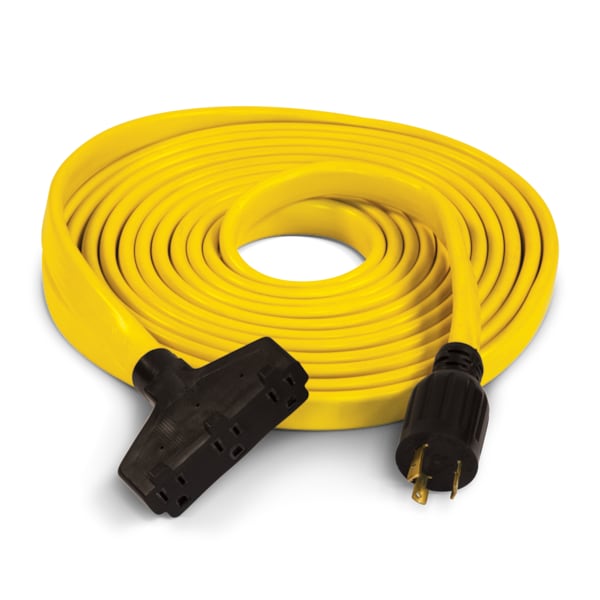 Champion Power Equipment Generator Extension Cord, 25 ft., 30 Amp, 125-Volt Flat Design - 100436
