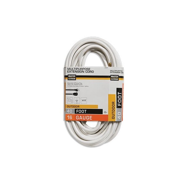 Pt Ho Wah Genting SJTW Extension Cord, Outdoor, 40 ft - 02356-01ME