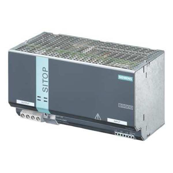 Siemens DC Power Supply, 176/264V AC; 85/132V AC, 24V DC, 960W, 40A, DIN Rail - 6EP1337-3BA00