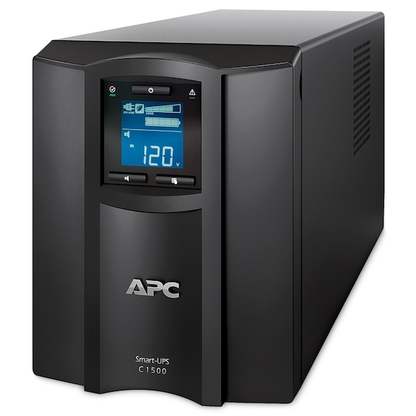 Apc Smart UPS, 1.5kVA, Line Interactive, Out: 120V AC In: 120V AC - SMC1500C