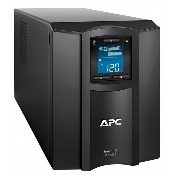 Apc Smart UPS, 1.5kVA, Line Interactive, Out: 120V AC In: 120V AC - SMC1500C