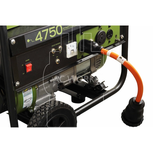 Ac Works 1.5FT Generator L14-30P 30A 4-Prong Plug to 50A RV/Marine Female Adapter - L1430M50-018
