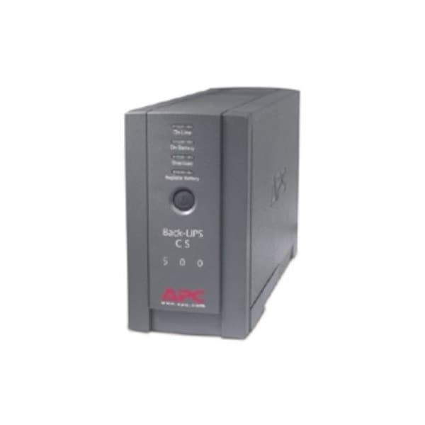 Apc UPS System, 500VA, Standby, Out: 120V AC In: 120V AC - BK500BLK
