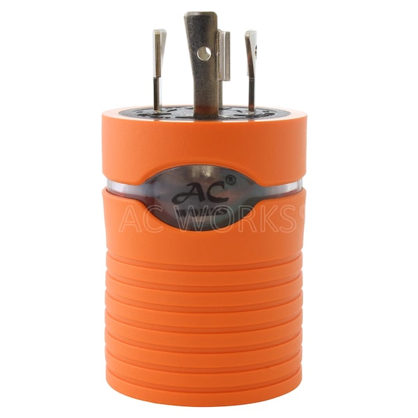 Ac Works L14-20P 20A 125/250Volt 4-Prong Male Plug to 5-15/20R 15/20A Female Connector - ADL1420520