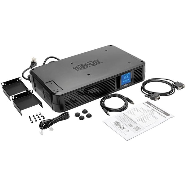 Tripp Lite Smart UPS, 1.5kVA, Line Interactive, Out: 110/115/120V AC In: 120V AC - Smart1500LCD