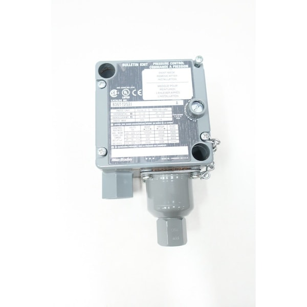 Interruptor de presión Allen Bradley 6-75PSI 120-600V-AC - 836T-T252J