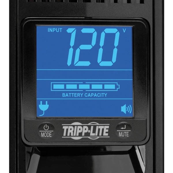 Tripp Lite Smart UPS, 1.5kVA, Line Interactive, Out: 110/115/120V AC In: 120V AC - Smart1500LCD