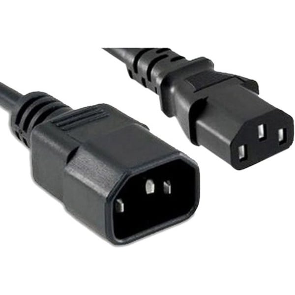 Enet Enet C13 To C14 Power Cord Extension 250V 18 Awg 10A Blue 5Ft - C13C14-BL-5F-ENC