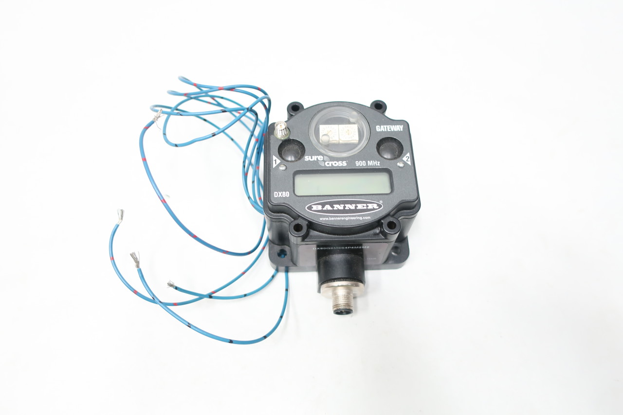 BANNER DX80G9M6S4P4M2M2 SURECROSS DX80 GATEWAY NODE 900MHZ ETHERNET AND COMMUNICATION MODULE