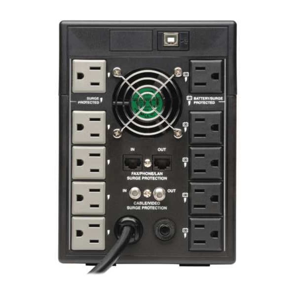 Tripp Lite UPS System, 1.5kVA, Line Interactive, Out: 110/115/120V In: 120V AC - SMART1500LCDT