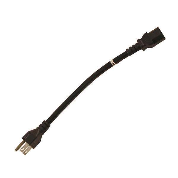 Lowell IEC Power Cord 6in 10pk, 10PK - IEC-6X10