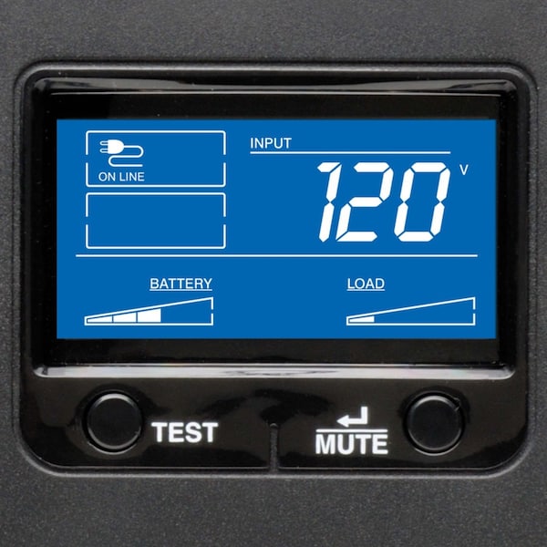 Tripp Lite UPS System, 1.5kVA, Line Interactive, Out: 110/115/120V AC In: 120V AC - OMNI1500LCDT