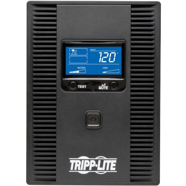 Tripp Lite UPS System, 1.5kVA, Line Interactive, Out: 110/115/120V AC In: 120V AC - OMNI1500LCDT