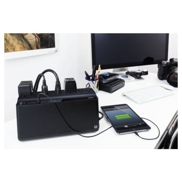 Apc UPS System, 600VA, Standby, Out: 120V AC In: 120V AC - BE600M1