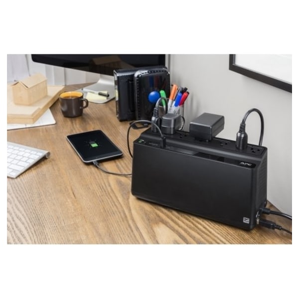Apc UPS System, 600VA, Standby, Out: 120V AC In: 120V AC - BE600M1