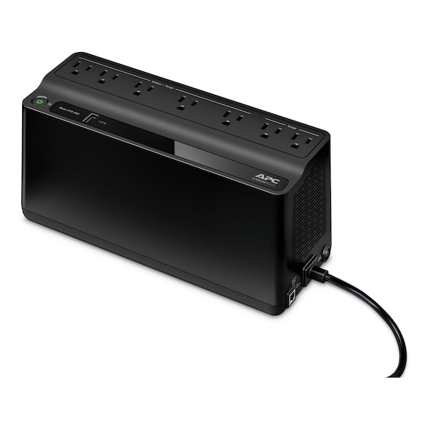 Apc UPS System, 600VA, Standby, Out: 120V AC In: 120V AC - BE600M1