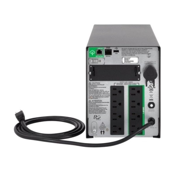 Apc Smart UPS, 1440VA, Line Interactive, Out: 120V AC In: 120V - SMT1500C
