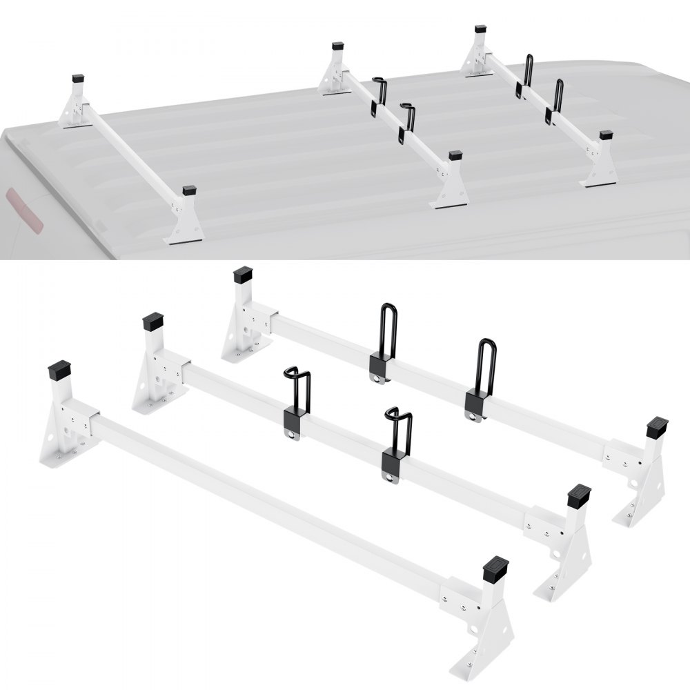 VEVOR Trailer Ladder Rack Van Roof Rack for Ford Transit 150, 250, 350, 2015-2022 - XSHCHJDKAZBKUGEFJV0